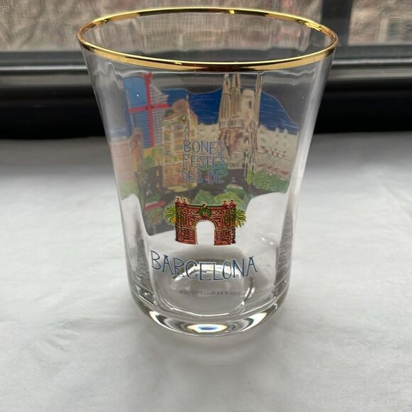 ❤️ Collectible Anthro Holiday Juice Glass - Barcelona - Picture 6 of 6